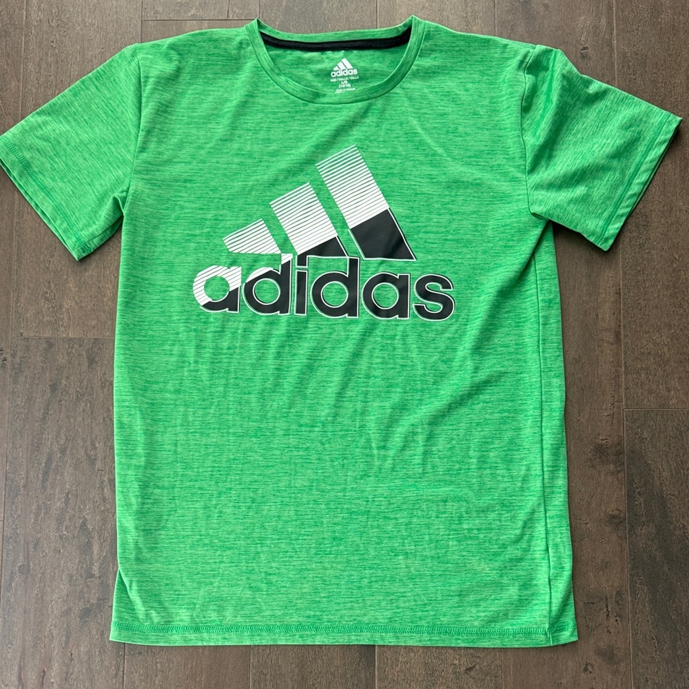 Adidas Kids Bright Green Tee